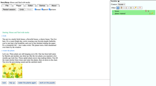 StoryHarp (interactive fiction dev, conversational storytelling)