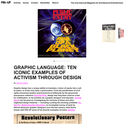 GRAPHIC LANGUAGE: Ten Iconic Examples Of ActivisM Through Design