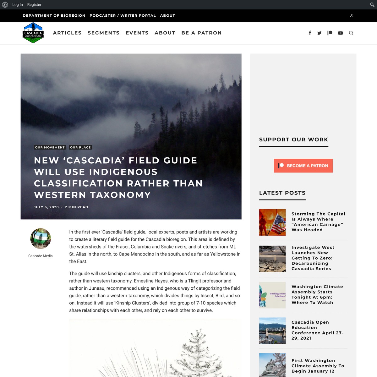 New ‘Cascadia’ Field Guide will use Indigenous Classification rather ...