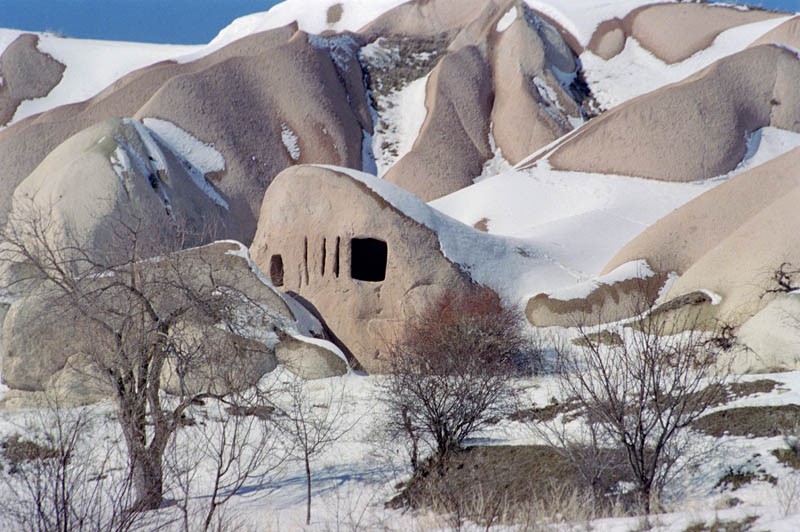 The cave dwellings and underground cities of Cappadocia, Turkey