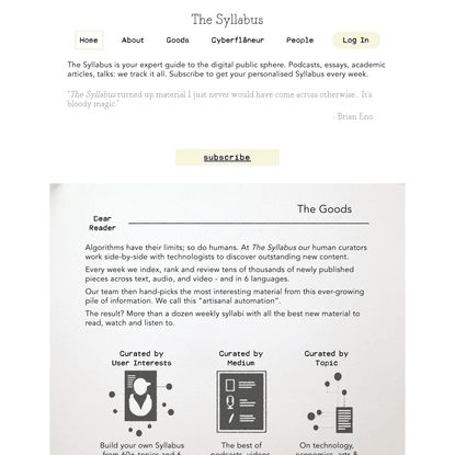 The Syllabus