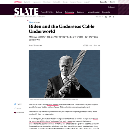 The Biden Administration Needs to Keep Underseas Internet Cables From Drowning