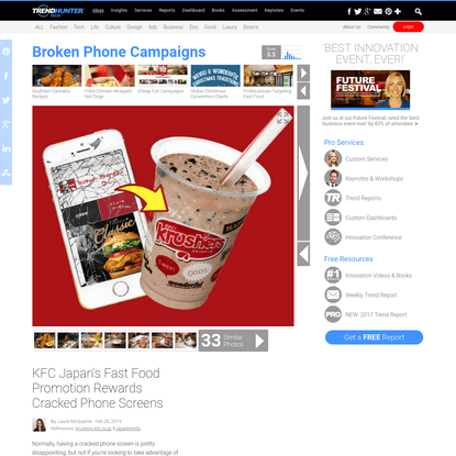 Broken Phone Campaigns : "fast food promotion"