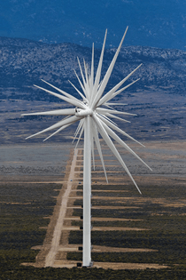 Wind Turbines Lined Up, Nevada