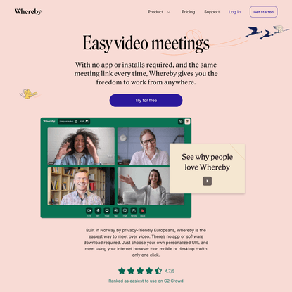 Video Meetings, Video Conferencing and Screen Sharing