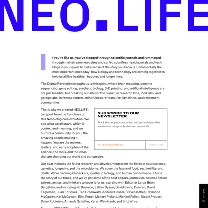 About - NEO.LIFE