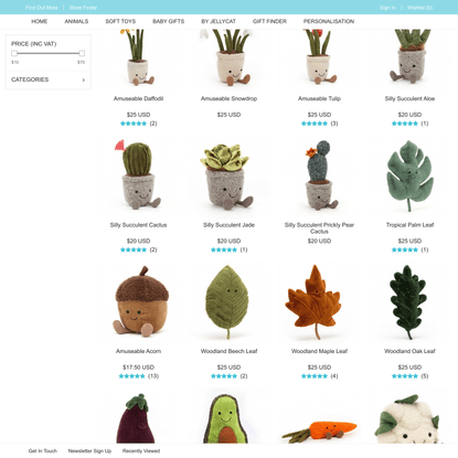 Fresh &amp; Foodie | Soft Toys | Jellycat