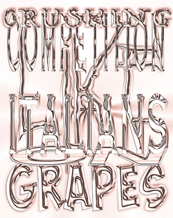 "CRUSHING COMPETITION LIKE ITALIANS ON GRAPES" Artwork for the new Brick magazine Issue