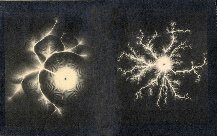 Electrical discharge patterns. John Matthias Kuehne