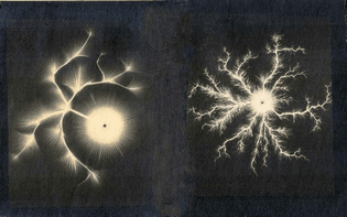 Image  Electrical discharge patterns. John Matthias Kuehne.