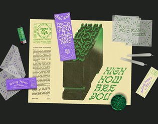 Type High, a Typeface Inspired by Cannabis