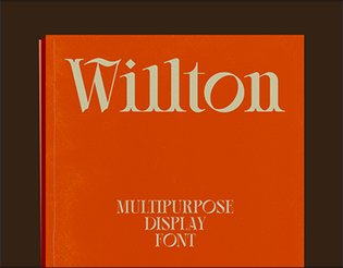 Willton - Multipurpose Display Font