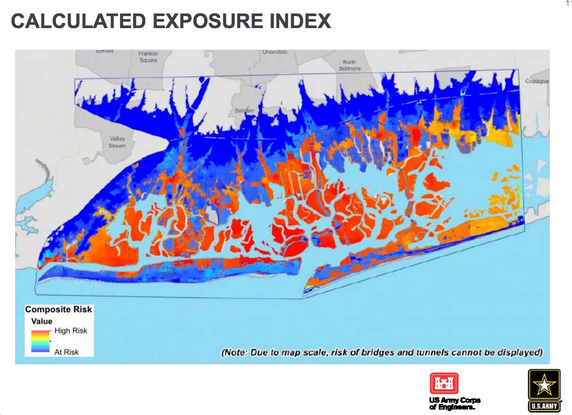 flood exposure risk map