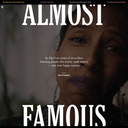 Opinion | Almost Famous (Published 2019)