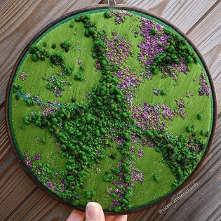 landscape embroidery by victoria rose richards