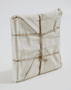 Wrapped Book, 1973 by Christo