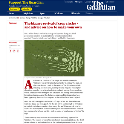 The bizarre revival of crop circles - and advice on how to make your own