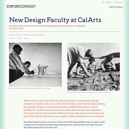 New Design Faculty at CalArts