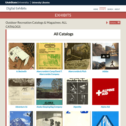 ALL CATALOGS · Outdoor Recreation Catalogs &amp; Magazines · USU Digital Exhibits