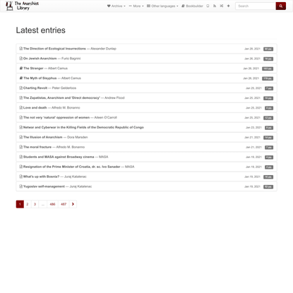 Latest entries