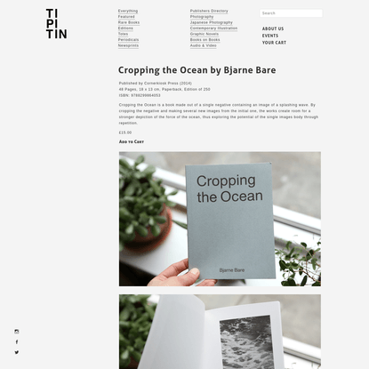 Cropping the Ocean by Bjarne Bare | Ti Pi Tin