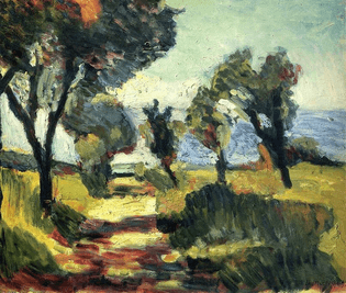 Les oliviers, Matisse 