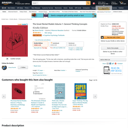 The Great Mental Models Volume 1: General Thinking Concepts