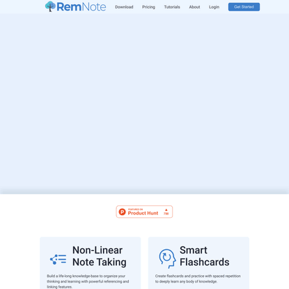 RemNote – Your Thinking and Learning Workspace.