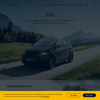Sion Electric Car – Sono Motors
