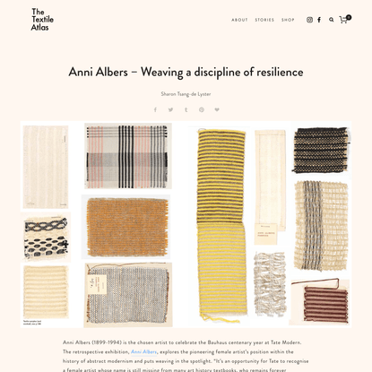 Anni Albers – Weaving a discipline of resilience — The Textile Atlas
