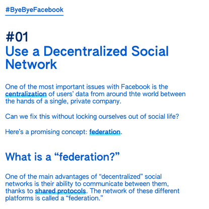 Use a Decentralized Social Network