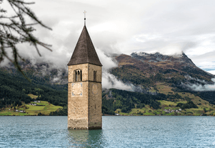 Church Bell in Lake Reschensee