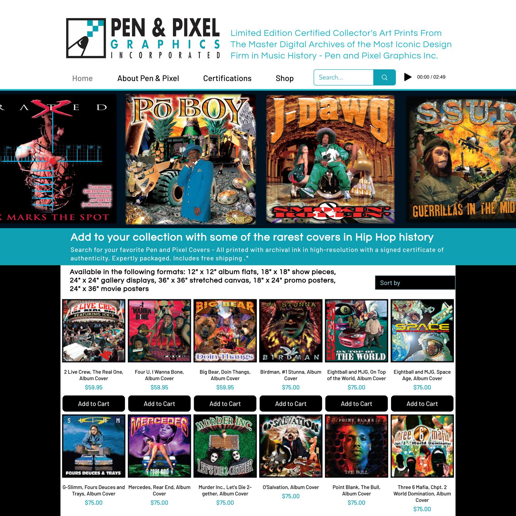 Pen and Pixel Rap Posters | Penandpixelcovers.com | United States