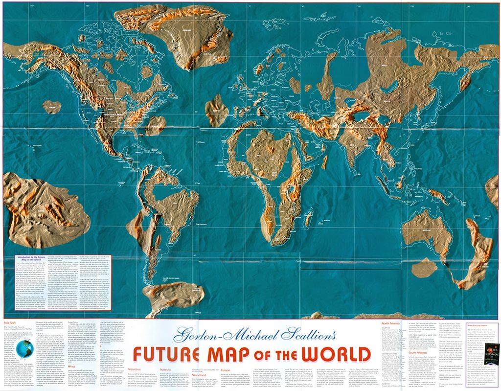 Edgar Cayce, Future Map of the World — Are.na