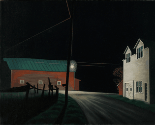 'Bright Light at Russell's Corners' (1946) by George Ault
