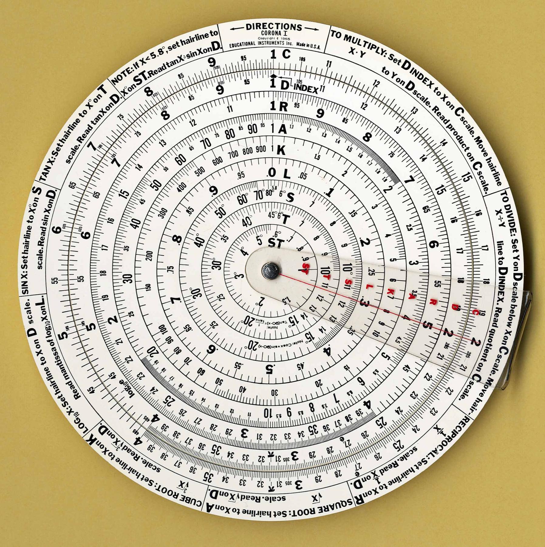 analog computing - Slide Rule and Calculus Solver