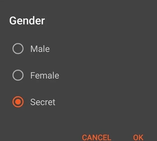 gender: secret