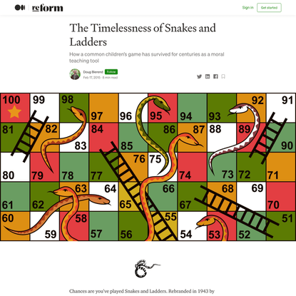 The Timelessness of Snakes and Ladders