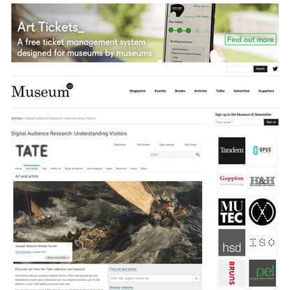 Digital Audience Research: Understanding Visitors - Museum-iD