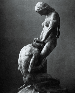 eros and psyche, Gustav Vigeland (1908)