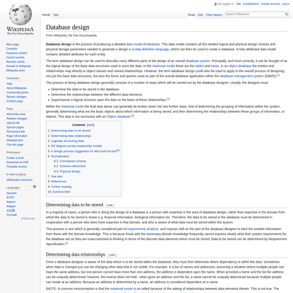 Database design - Wikipedia