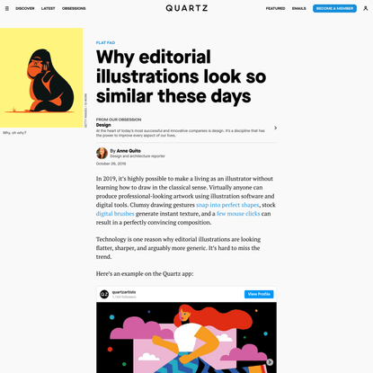 Why editorial illustrations look so similar these days