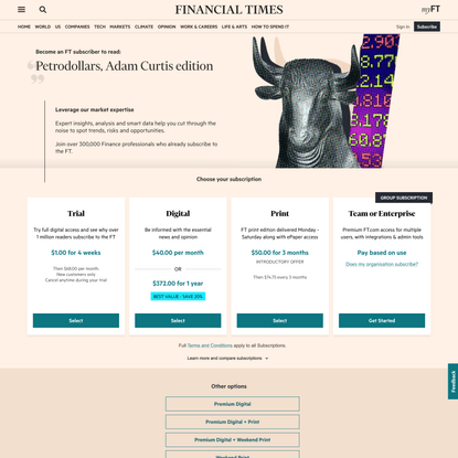 Subscribe to read | Financial Times