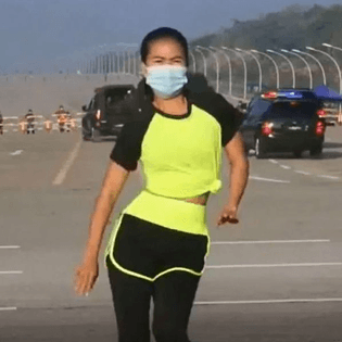 Myanmar coup: Fitness instructor unwittingly films video as takeover unfolds