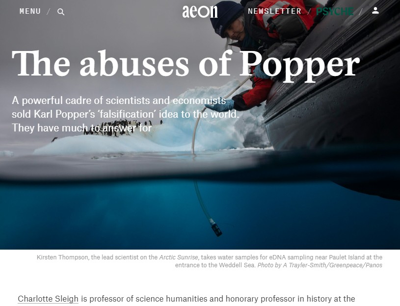 The abuses of Popper 