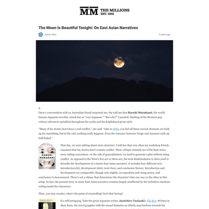 The Moon Is Beautiful Tonight: On East Asian Narratives - The Millions