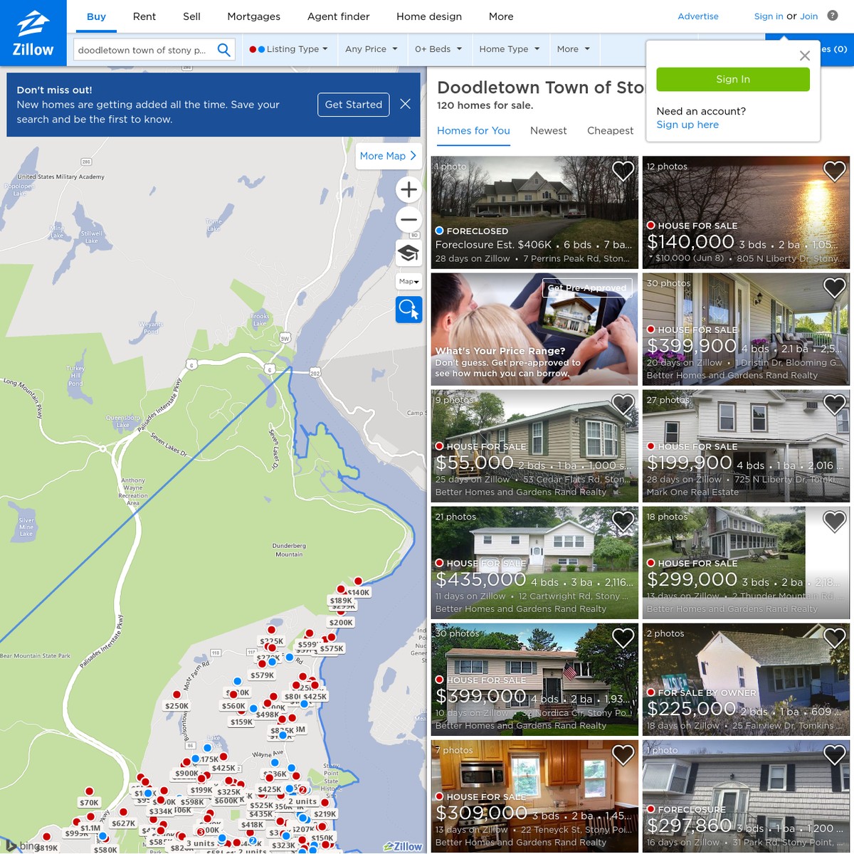 Zillow Map Full Screen Doodletown