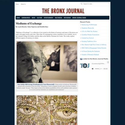 Mediums of Exchange | The Bronx Journal