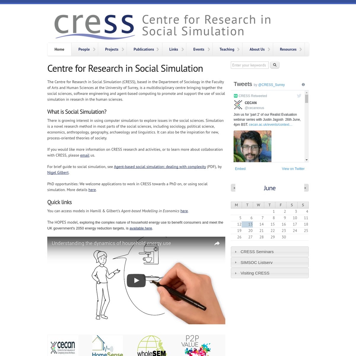 Centre for Research in Social Simulation CRESS — Are.na