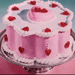 Vintage Wilton cake